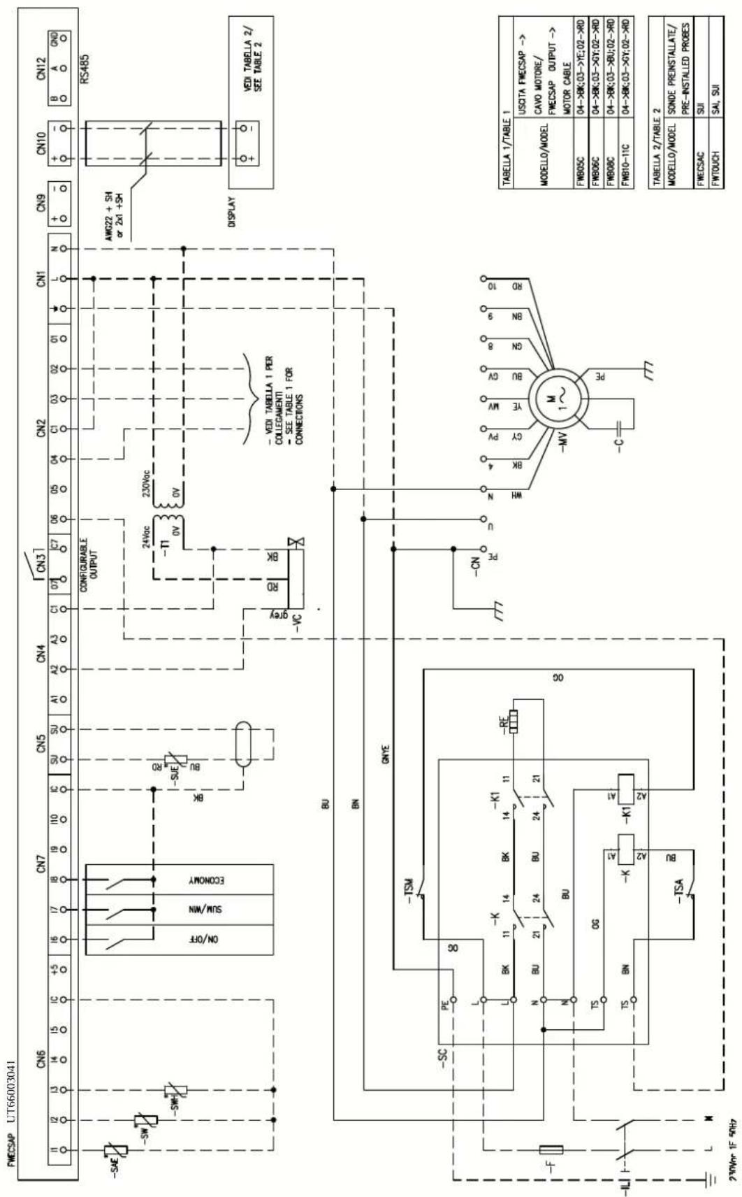 DAIKIN FWB17CATN6V3 - Specific for schemes with FWECSAP control - 25