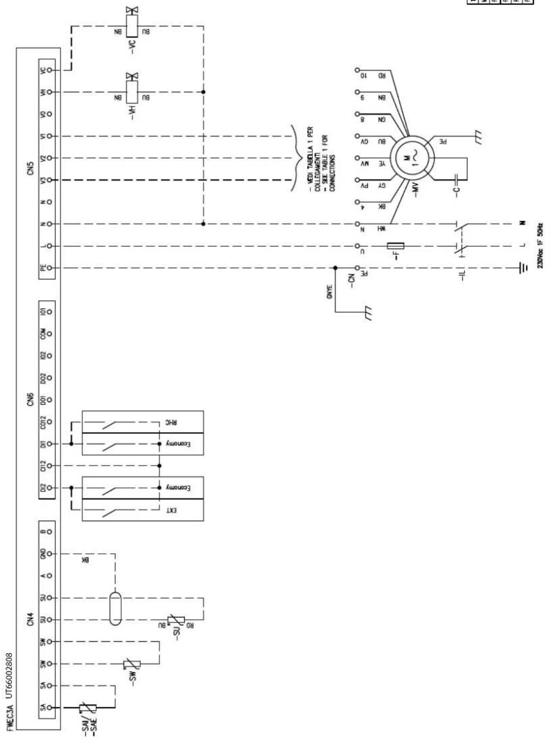 DAIKIN FWB04CAFN6V3 - Specific for schemes with FWECSAP control - 41