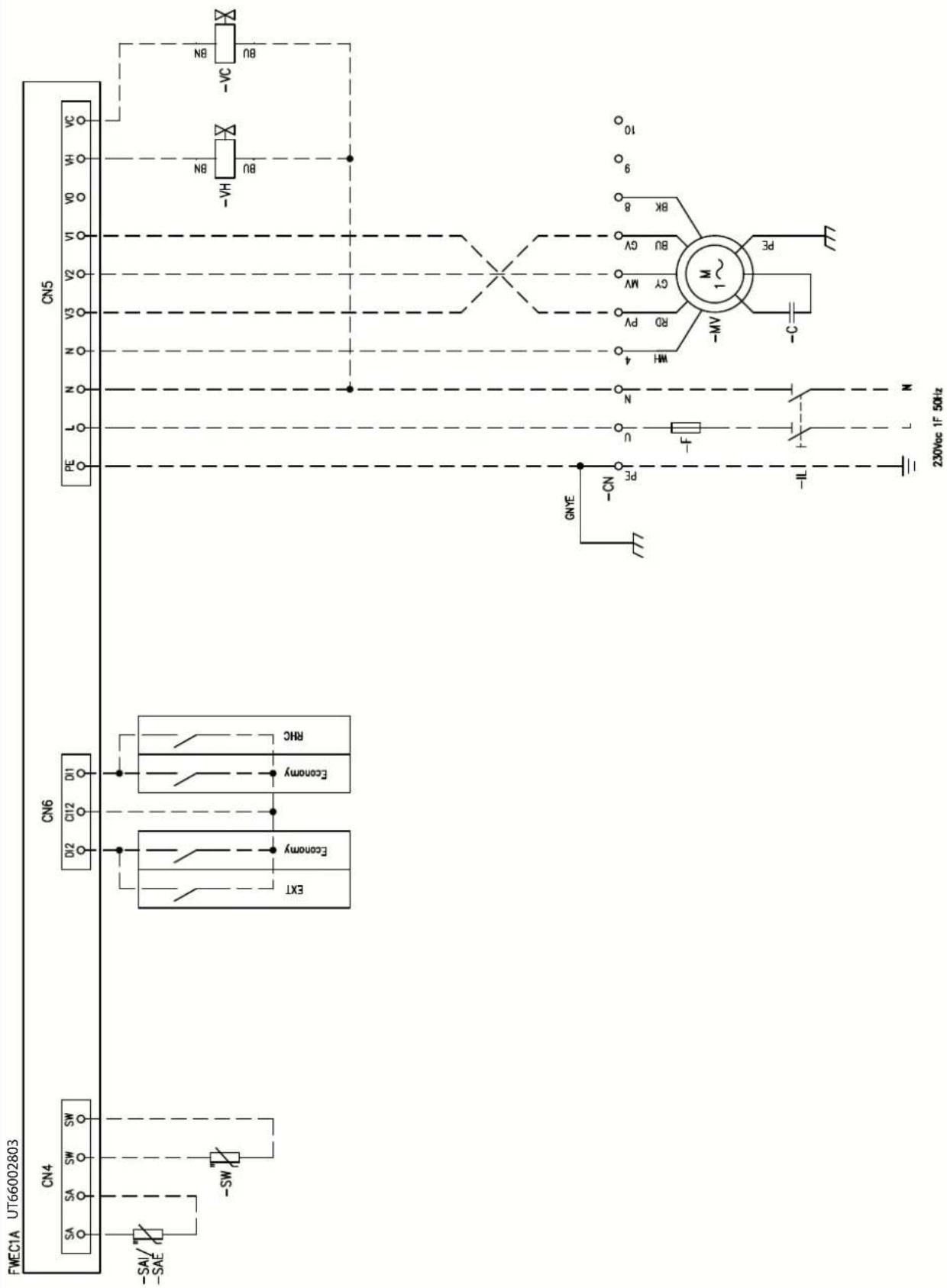 DAIKIN FWB04CAFN6V3 - Specific for schemes with FWECSAP control - 30