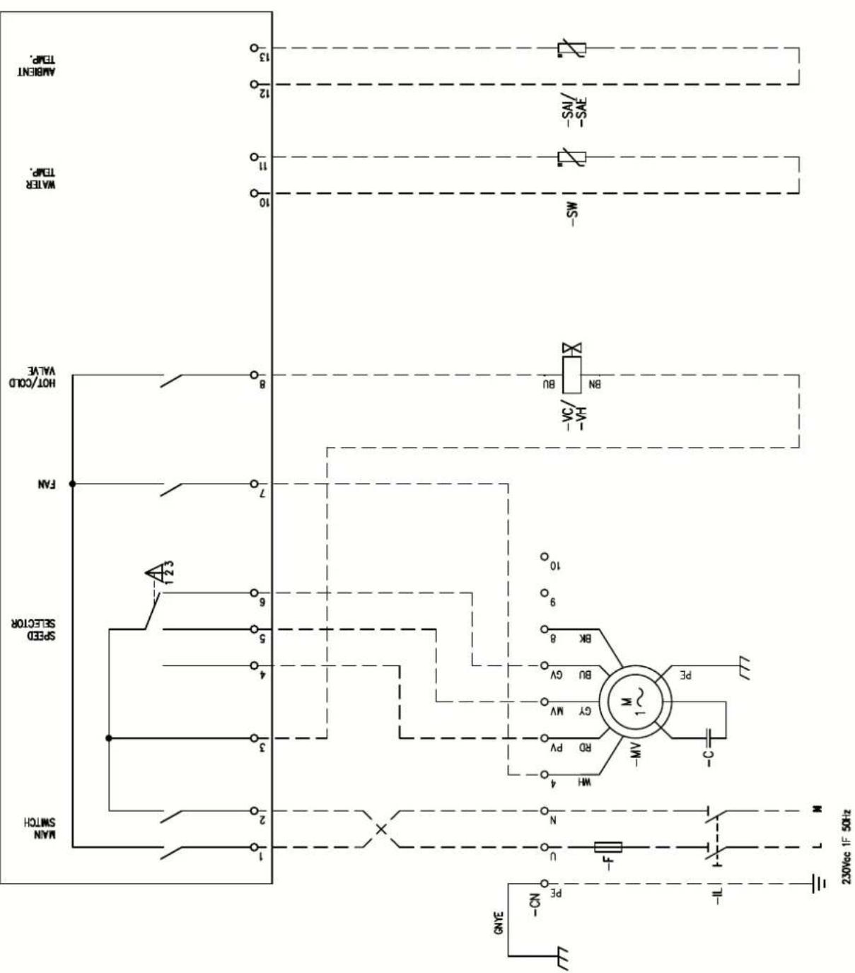 DAIKIN FWB04CAFN6V3 - Specific for schemes with FWECSAP control - 48