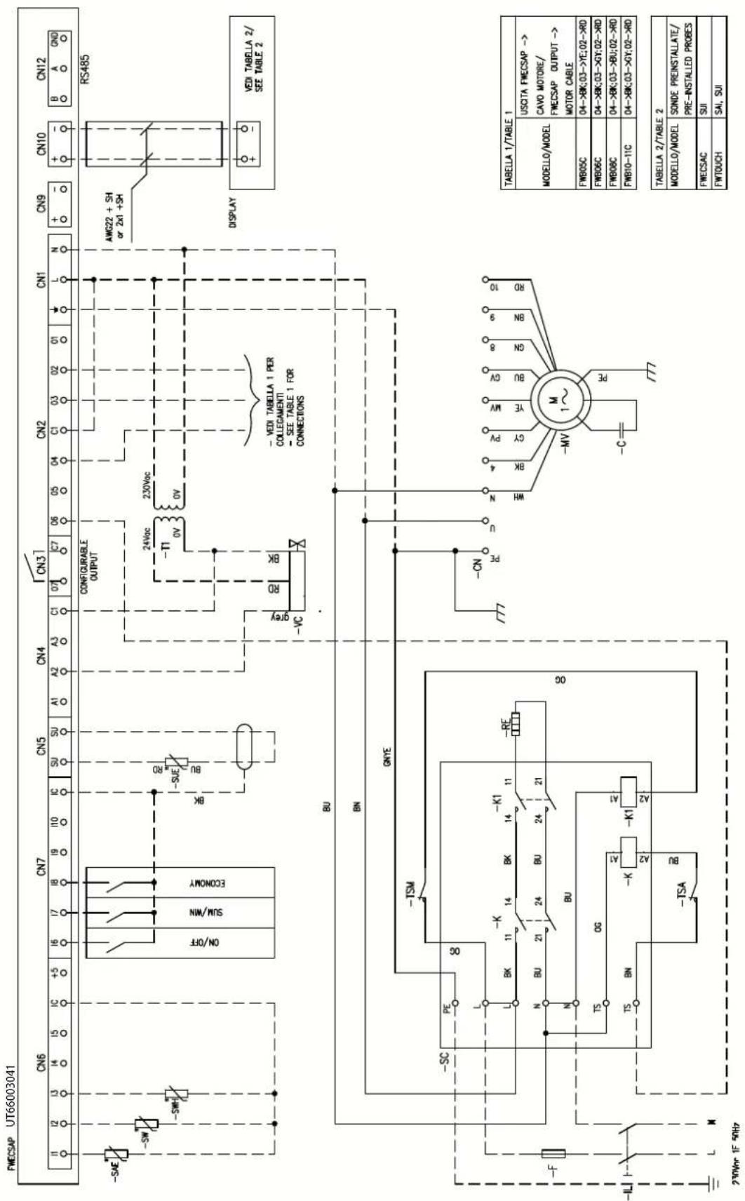 DAIKIN FWB04CAFN6V3 - Specific for schemes with FWECSAP control - 26