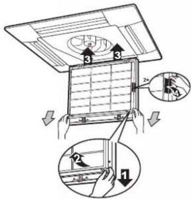 DAIKIN FWF05DATN5V3 - Ajuste del panel decorativo - 2