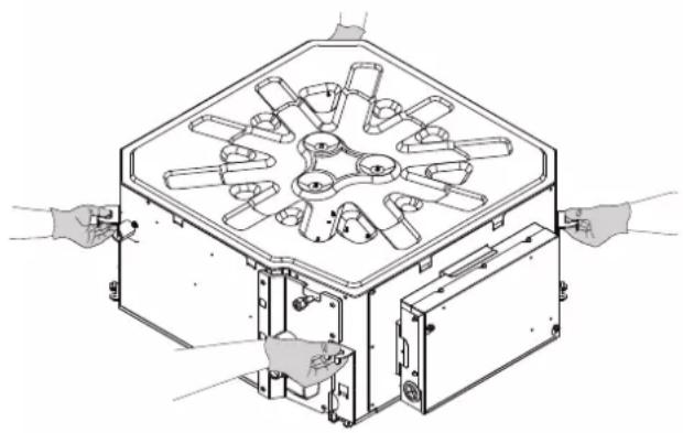 DAIKIN FWF05DATN5V3 - Αποσυσκευασία και χειρισμός της κλιματιστικής μονάδας - 1