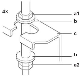 DAIKIN FWF05DATN5V3 - Pour installer les boulons de suspension - 3