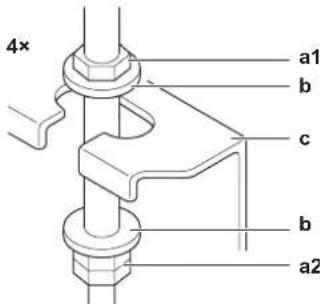 DAIKIN FWF05DATN5V3 - Tragbolzen installieren - 3