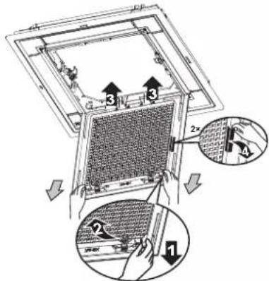 DAIKIN FWF03DAFN5V3 - Ajuste del panel decorativo - 3