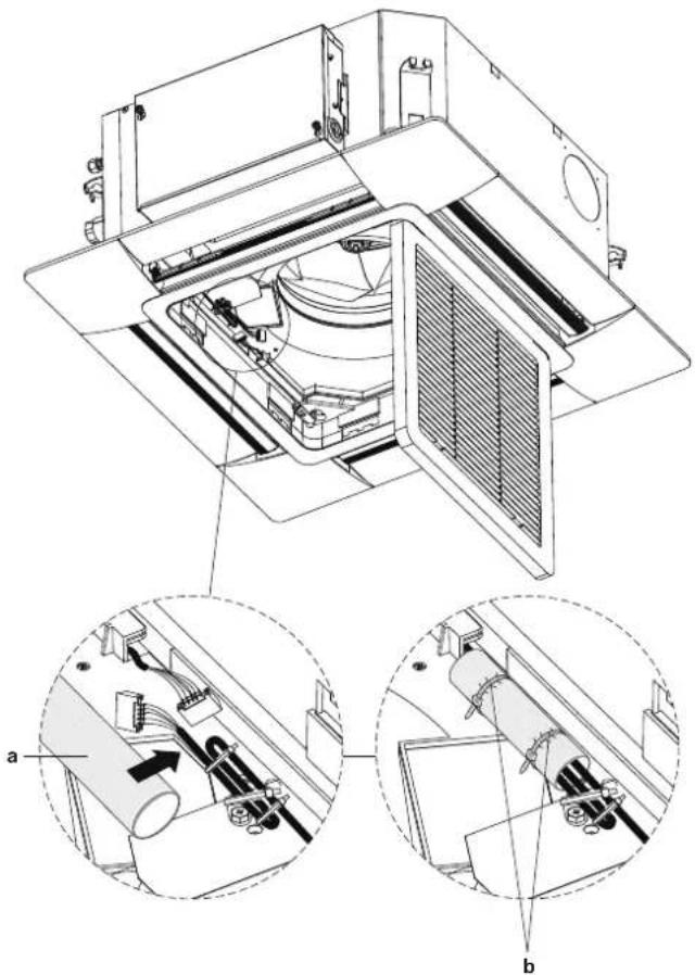 DAIKIN FWF03DAFN5V3 - Подключение электропроводки декоративной панели - 1
