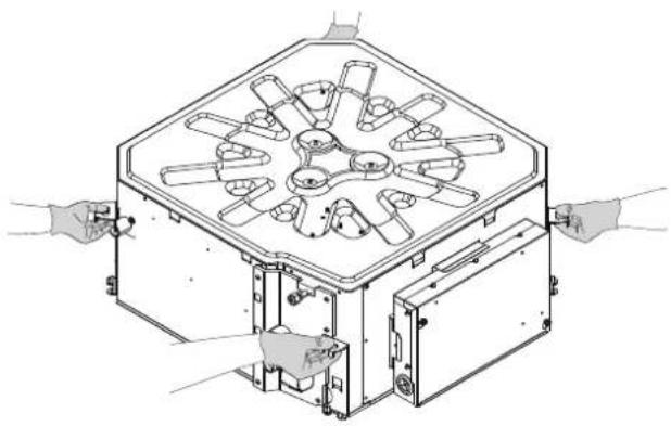 DAIKIN FWF02DATN5V3 - Fan coil ünitesini ambalajından çıkarmak ve taşımak için - 1