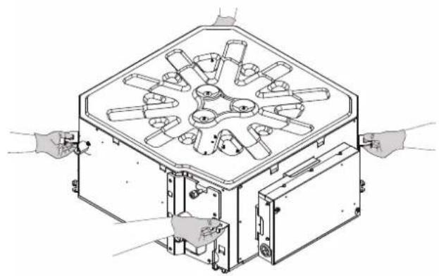 DAIKIN FWF02DAFN5V3 - Desempacotamento e manuseamento do ventilo-convector - 1