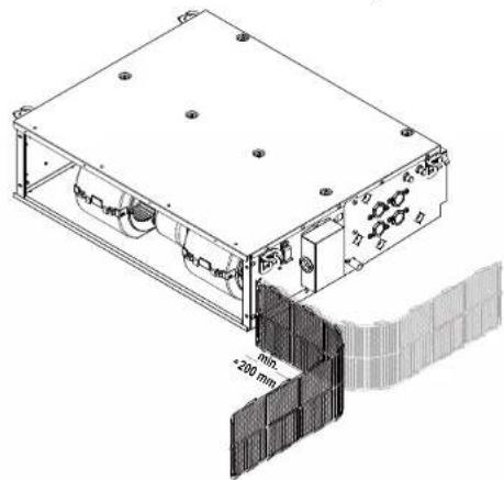 DAIKIN FWE04DAFN5V3-T - Regelbare lekbak (verticaal) - 9