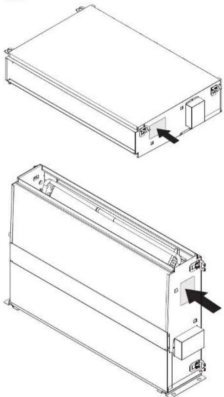 DAIKIN FWE06DAFN5V3-S - Identificatielabel: Ventilo-convector - 1