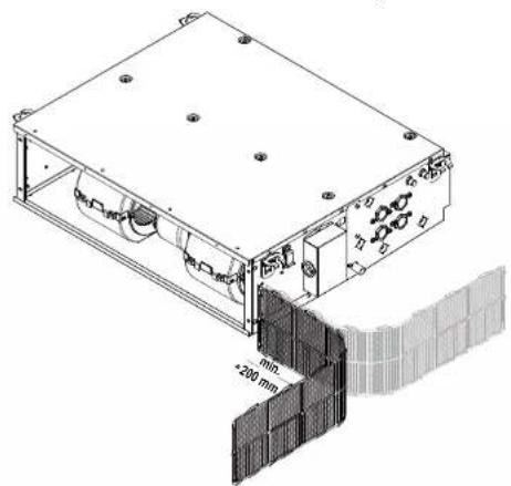 DAIKIN FWE08DAFN5V3-S - Horizontale Installation - 2