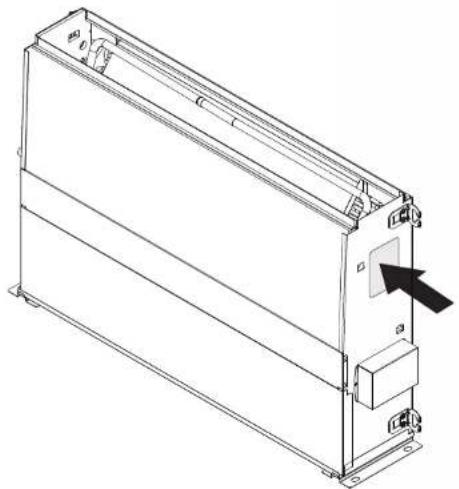 DAIKIN FWE08DAFN5V3-S - Etichetta di identificazione: Unità ventiliconvettore - 2