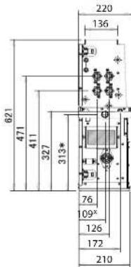 DAIKIN FWE08DAFN5V3-S - Afmetingen - 5