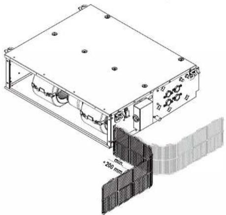 DAIKIN FWE08DAFN5V3-S - Horizontale installment - 2