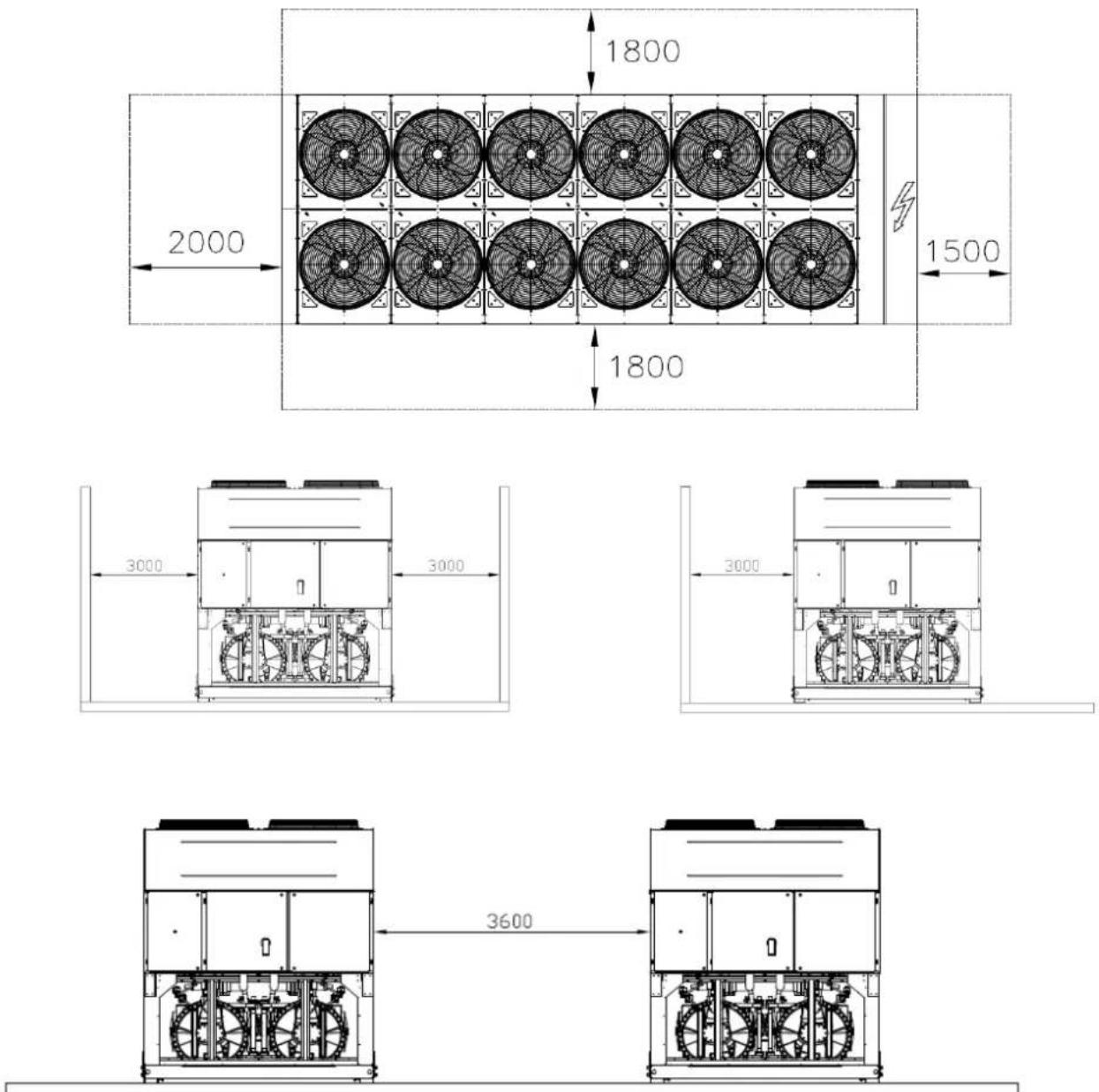 DAIKIN EWAD760C-XL - Den Rückstrom warmer Luft vermeiden - 1