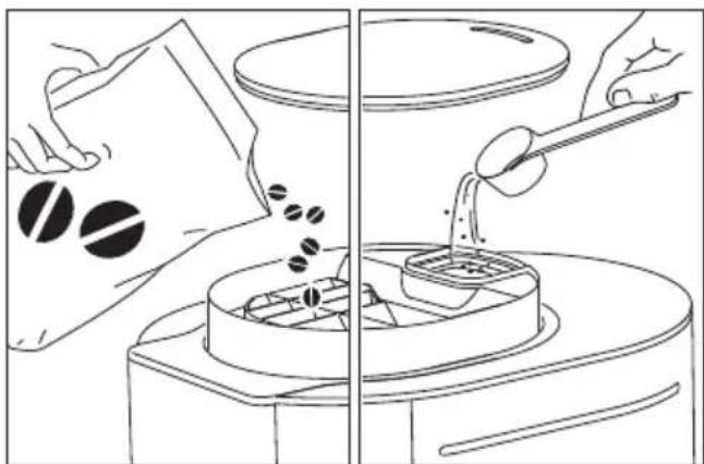 DELONGHI CAM51025MB - MAKING COFFEE - 2