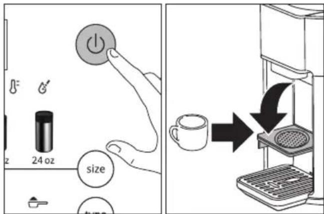 DELONGHI CAM51025MB - MAKING COFFEE - 1