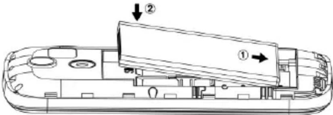 Bea-fon SL320 - Installation de la batterie - 1