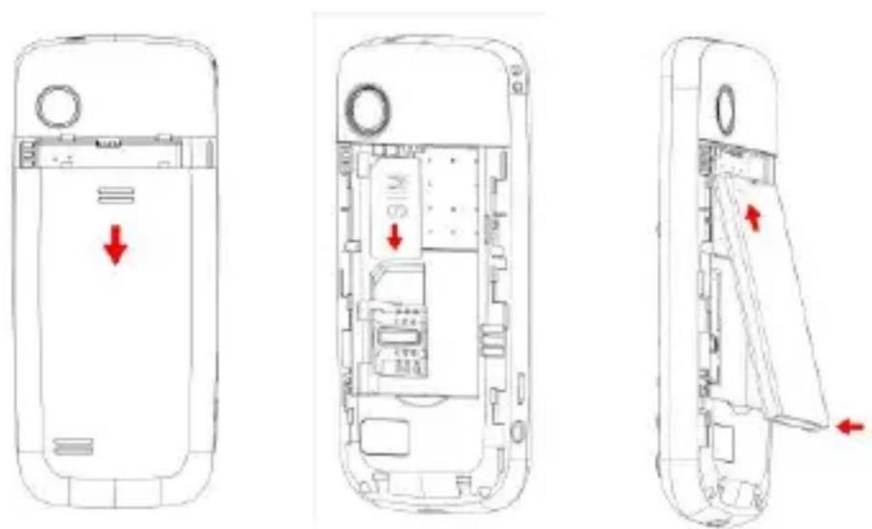 Bea-fon S35i - Installation de la carte SIM - 1