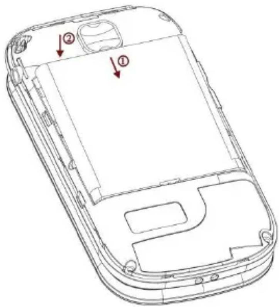 Bea-fon SL670 - Insertion de la batterie - 1