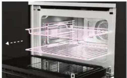 Fisher & Paykel OM30NPTX1 - Retirer les grilles laterales - 1