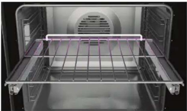 Fisher & Paykel OB24SMPTNB1 - Positionnement des étagères de four - 1