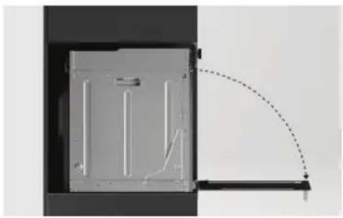 Fisher & Paykel OB24SMPTNB1 - Réinstallation de la porte du four - 2