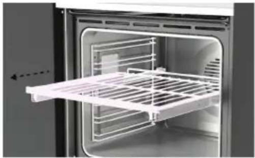 Fisher & Paykel OB24SMPTNB1 - Retirer les grilles latérales - 1