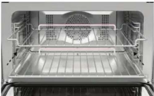 Fisher & Paykel OM24NMTNB1 - Positionnement des étagères - 1