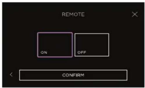 Fisher & Paykel OM24NMTNB1 - Activer le mode à distance - 6