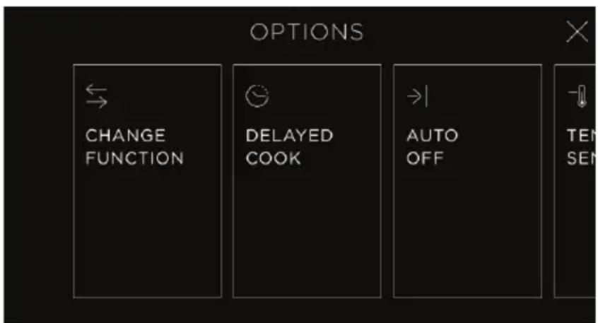 Fisher & Paykel OS30NDTDB1 - Accéder les options - 1