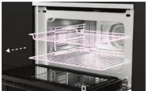 Fisher & Paykel OM30NDLX1 - Retirer les grilles latérales - 1