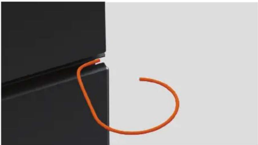 Fisher & Paykel OS24NMTNB1 - Ouverture manuelle de la porte - 1