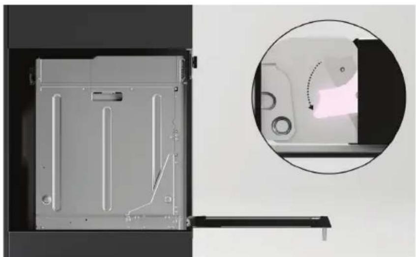 Fisher & Paykel OS24NMTNB1 - Ouverture manuelle de la porte - 8
