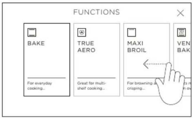 Fisher & Paykel OB30DDPTDX2 - Disposition du menu des fonctions - 1