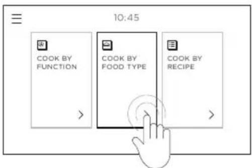 Fisher & Paykel OB30DDPTDX2 - Utilisation de CUISINER PAR TYPE DE NOURRITURE - 1