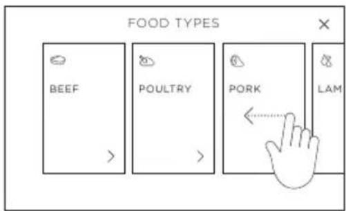 Fisher & Paykel OB30DDPTDX2 - Utilisation de CUISINER PAR TYPE DE NOURRITURE - 2