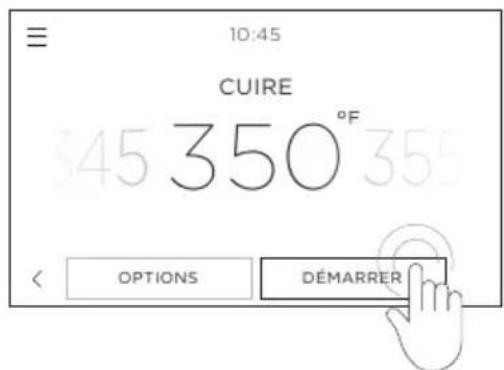 Fisher & Paykel OS24NDTDX1 - Réglage d'une fonction et de la température - 3
