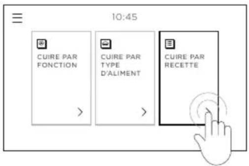Fisher & Paykel OS24NDTDX1 - Utilisation de CUIRE PAR RECETTE - 2