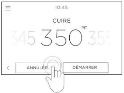 Fisher & Paykel OS24NDTDX1 - Modification ou annulation de la cuisson - 5
