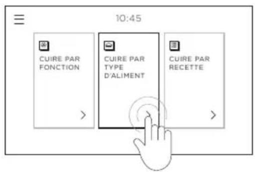 Fisher & Paykel OS24NDTDX1 - Utilisation de CUIRE PAR TYPE D'ALIMENT - 2