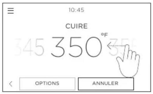 Fisher & Paykel OS24NDTDX1 - Modification ou annulation de la cuisson - 2