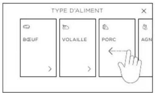 Fisher & Paykel OS24NDTDX1 - Utilisation de CUIRE PAR TYPE D'ALIMENT - 4