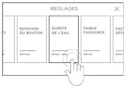 Fisher & Paykel OS24NDTDX1 - Réglage du niveau de durée de l'eau - 3