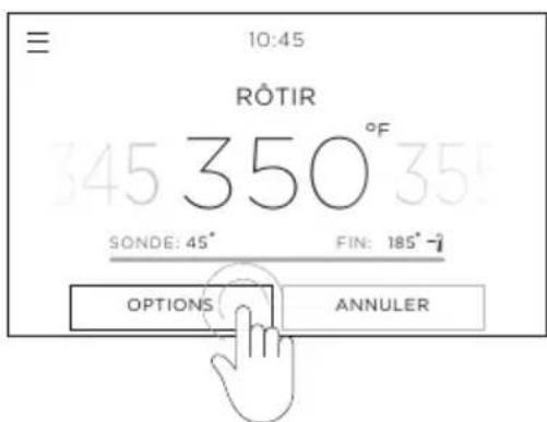 Fisher & Paykel OS24NDTDX1 - Réglage de la SONDE POUR ALIMENT - 10