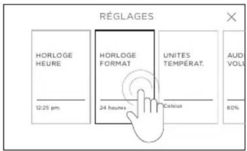 Fisher & Paykel OS24NDTDX1 - Modification des réglages - 3