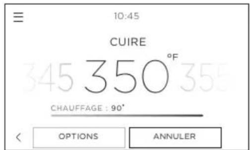 Fisher & Paykel OS24NDTDX1 - Réglage d'une fonction et de la température - 4