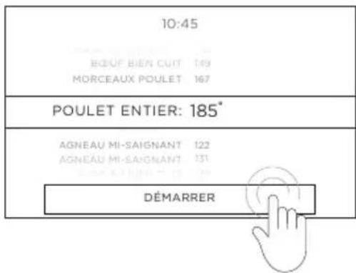 Fisher & Paykel OS24NDTDX1 - Réglage de la SONDE POUR ALIMENT - 6