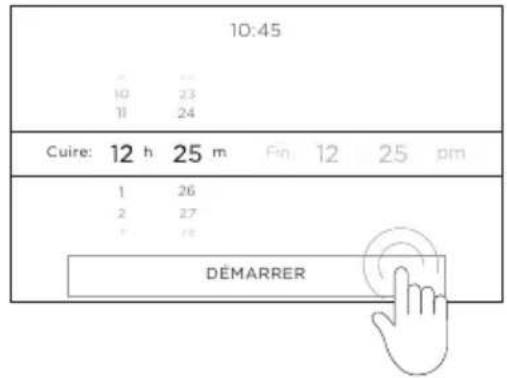 Fisher & Paykel OS24NDTDX1 - Lorsque l'heure d'arrêt est atteinte - 2